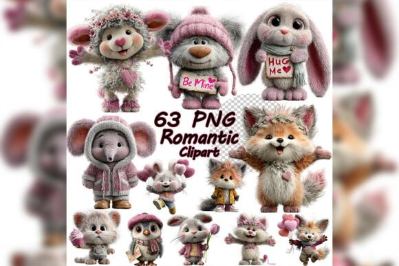Bring Romance to Life with Whimsical Valentine Teddy Bear Clipart