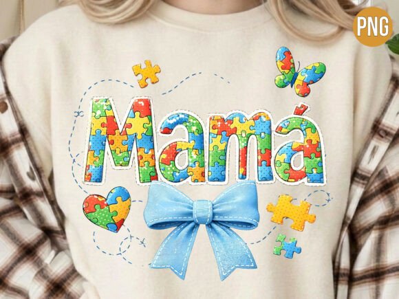 Bringing Awareness to Life with the Autism Awareness Mama Puzzle PNG