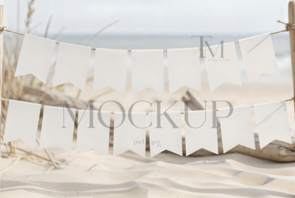 Elevate Your Party Designs with a Professional Birthday Wall Banner Mockup