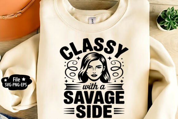 Evaluating the Classy with a Savage Side SVG for Modern Crafting Projects