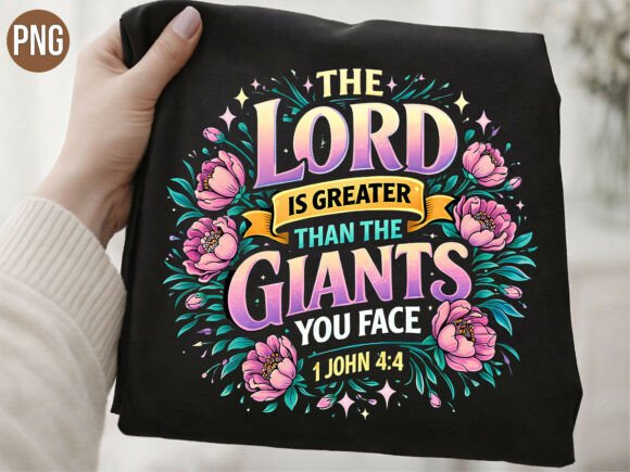 Evaluating The Lord Greater Giants Christian PNG for Digital Projects