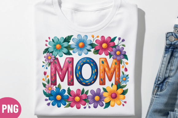 Floral MOM Summer T-shirt PNG Design Guide