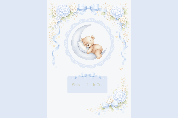 Integrating the Blue Teddy Baby Shower Card into Your Creative and Business Workflows