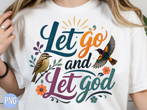Integrating the Christian Let Go and Let God Bird PNG into Your Creative Workflow