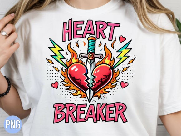 Unlock Your Creative Potential with the Heart Breaker Dagger PNG Shirt T-shirt Design