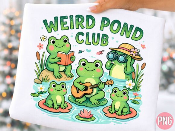 Unlocking Creative Potential with the Weird Pond Club Frog Team Book Music PNG